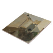 John Singer Sargent - White Walls in Sunlight Tegeltje (Zijkant)