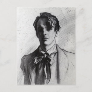 John Singer Sargent: William Butler Yeats Briefkaart