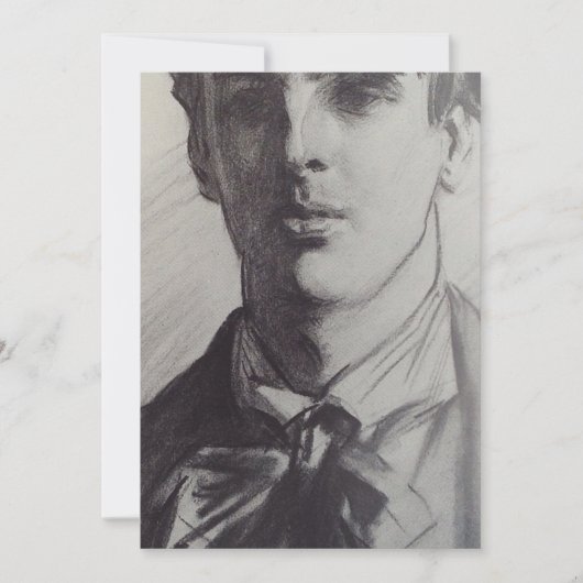 John Singer Sargent: William Butler Yeats Kaart (Voorkant)