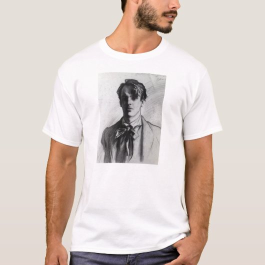 John Singer Sargent: William Butler Yeats T-shirt (Voorkant)