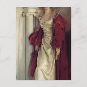 John Singer Sargent-Winifred, Duchess of Portland Briefkaart