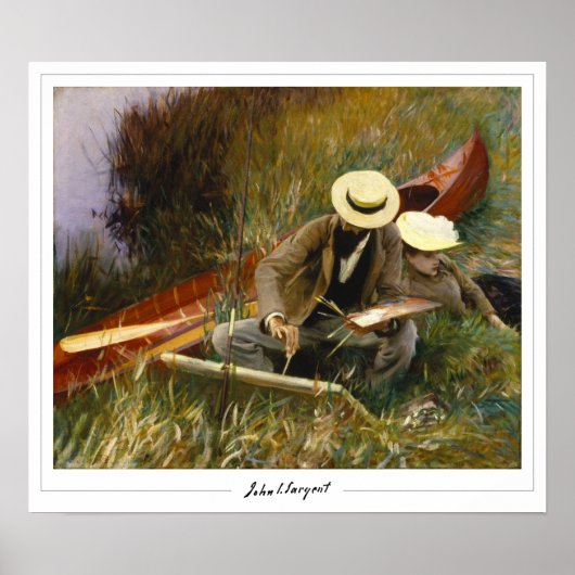 John Singer Sargent Zedign Art Poster #10-2 (Voorkant)