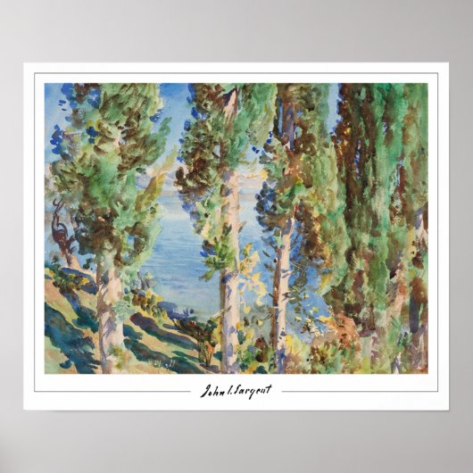 John Singer Sargent Zedign Art Poster #11 (Voorkant)