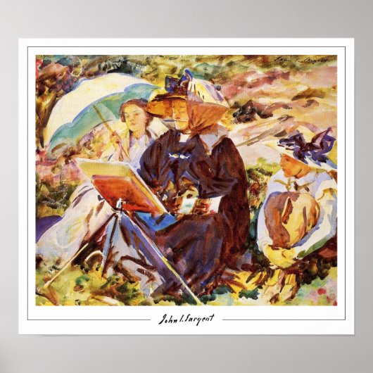 John Singer Sargent Zedign Art Poster #113-2 (Voorkant)