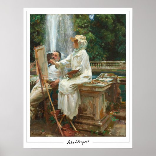 John Singer Sargent Zedign Art Poster #12 (Voorkant)