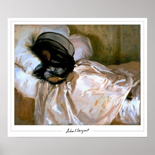 John Singer Sargent Zedign Art Poster #13-2 (Voorkant)