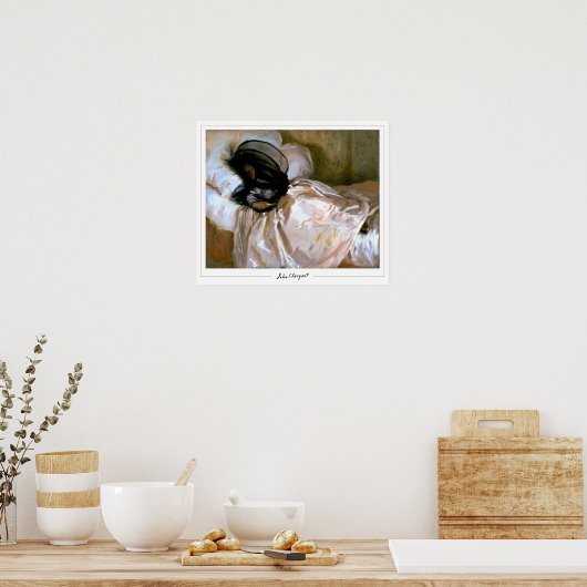 John Singer Sargent Zedign Art Poster #13-2 (Keuken)