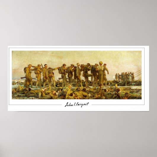 John Singer Sargent Zedign Art Poster #15-2 (Voorkant)