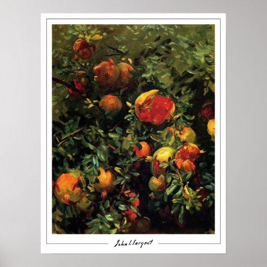 John Singer Sargent Zedign Art Poster #186-2 (Voorkant)