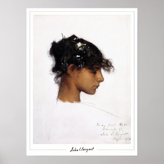 John Singer Sargent Zedign Art Poster #2 (Voorkant)