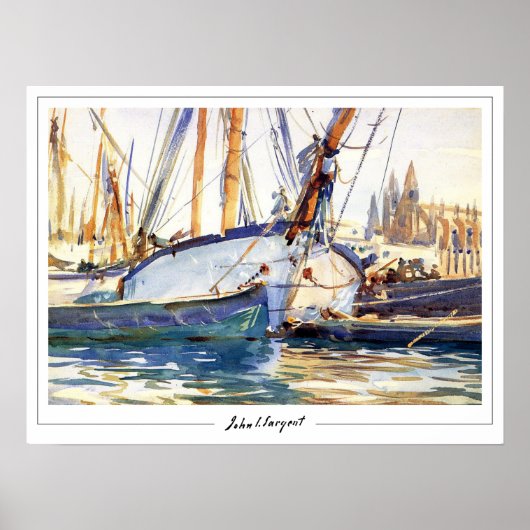 John Singer Sargent Zedign Art Poster #204 (Voorkant)