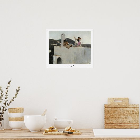 John Singer Sargent Zedign Art Poster #223 (Keuken)