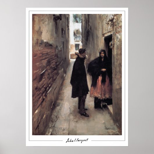 John Singer Sargent Zedign Art Poster #24-2 (Voorkant)