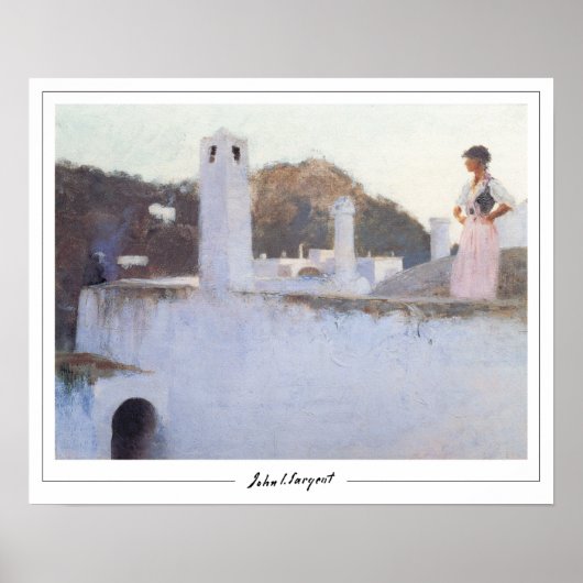 John Singer Sargent Zedign Art Poster #26 (Voorkant)