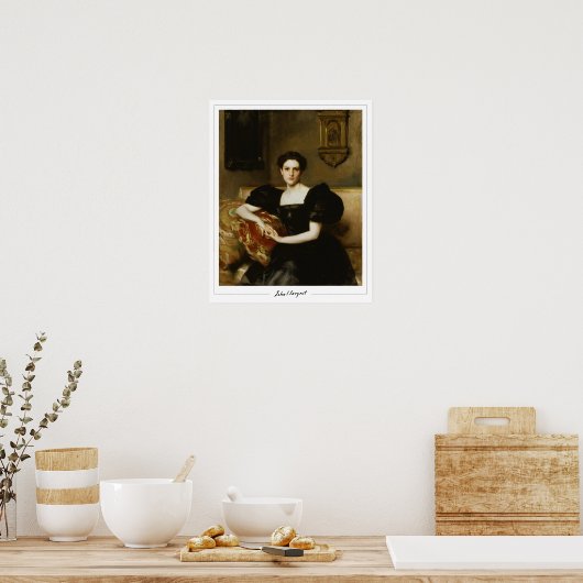 John Singer Sargent Zedign Art Poster #3 (Keuken)