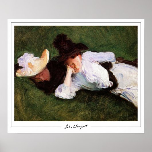 John Singer Sargent Zedign Art Poster #31 (Voorkant)