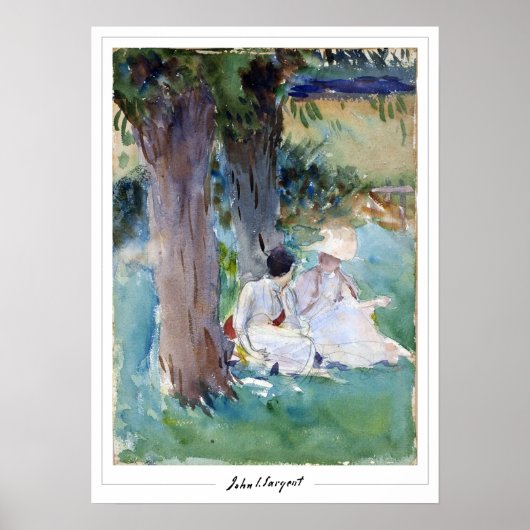 John Singer Sargent Zedign Art Poster #321-2 (Voorkant)
