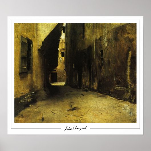 John Singer Sargent Zedign Art Poster #337 (Voorkant)