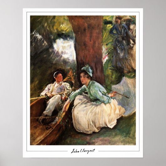 John Singer Sargent Zedign Art Poster #358 (Voorkant)