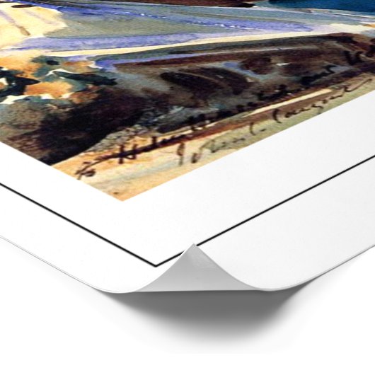 John Singer Sargent Zedign Art Poster #405-2 (Hoek)