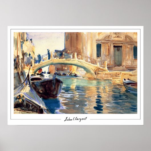 John Singer Sargent Zedign Art Poster #405-2 (Voorkant)