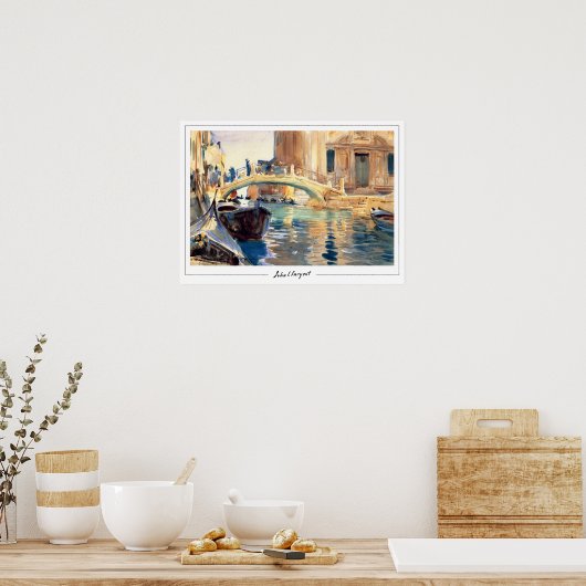 John Singer Sargent Zedign Art Poster #405-2 (Keuken)