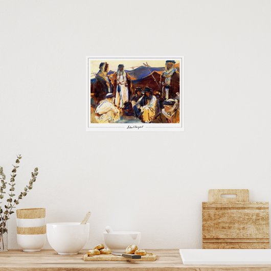 John Singer Sargent Zedign Art Poster #462-2 (Keuken)