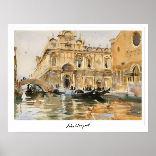 John Singer Sargent Zedign Art Poster #5 (Voorkant)