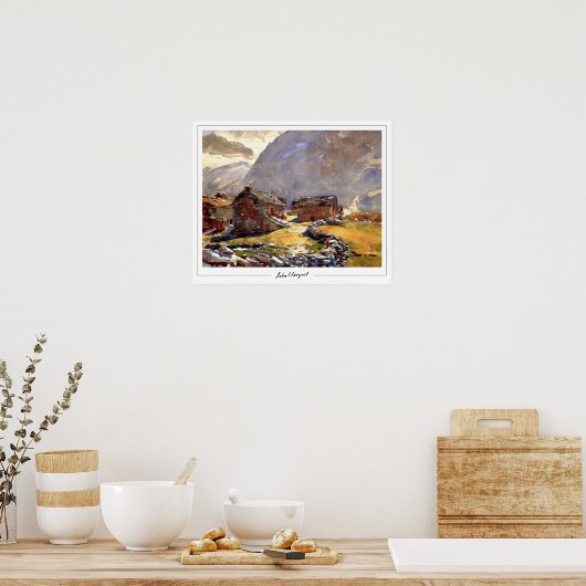 John Singer Sargent Zedign Art Poster #60-2 (Keuken)