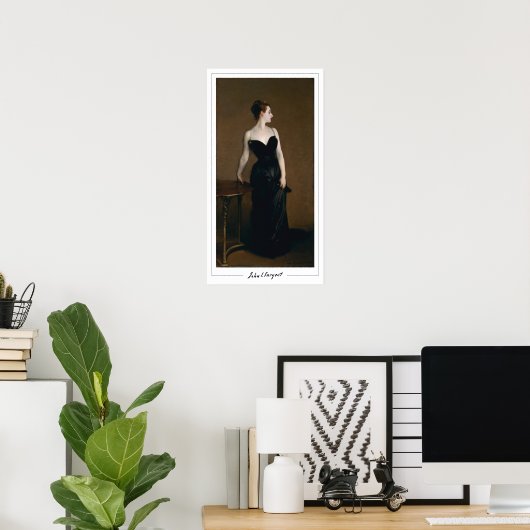John Singer Sargent Zedign Art Poster #62-2 (Thuiskantoor)