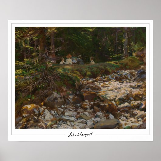 John Singer Sargent Zedign Art Poster #7 (Voorkant)