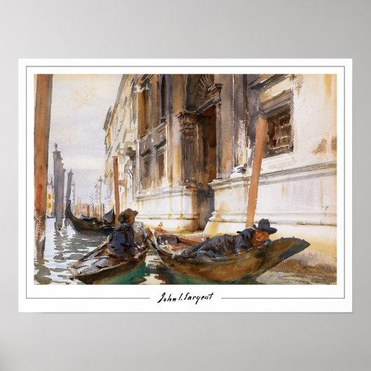 John Singer Sargent Zedign Art Poster #9-2 (Voorkant)