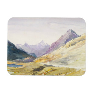 John Singer Sargent - Zwitserland 1869 Sketchbook Magneet