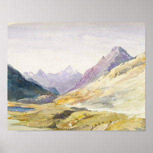 John Singer Sargent - Zwitserland 1869 Sketchbook Poster