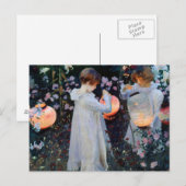 John Singer Sargent's anjer, Lily, Lily, Roos Briefkaart (Voorkant / Achterkant)