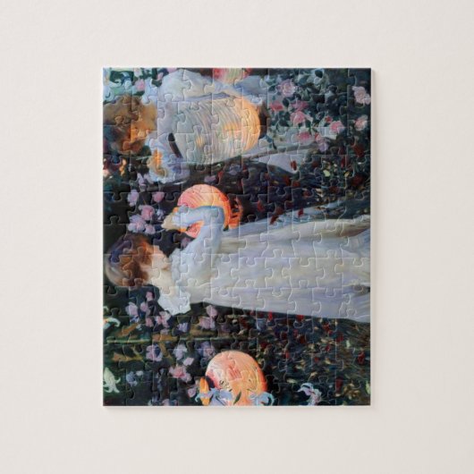 John Singer Sargent's anjer, Lily, Lily, Roos Legpuzzel (Verticaal)