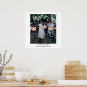 John Singer Sargent's anjer, Lily, Lily, Roos Poster (Keuken)