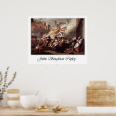 John Singleton Copley Battle of Jersey Poster (Keuken)