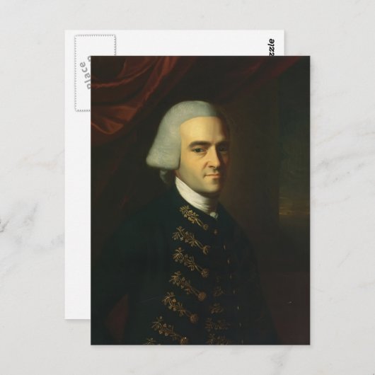 John Singleton Copley- John Hancock Briefkaart (Voorkant / Achterkant)