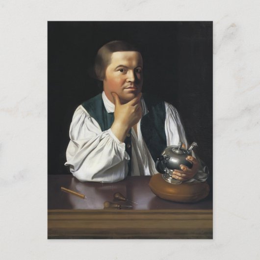 John Singleton Copley- Paul Revere Briefkaart (Voorkant)
