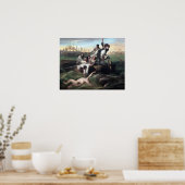 John Singleton Copley Watson en de haai Poster (Keuken)