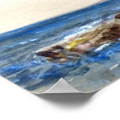 John Skinner Prout The Derwent Crags, Hobarton Poster (Hoek)