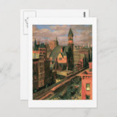 John Sloan, Jefferson Market, Zesde Avenue Briefkaart (Voorkant / Achterkant)