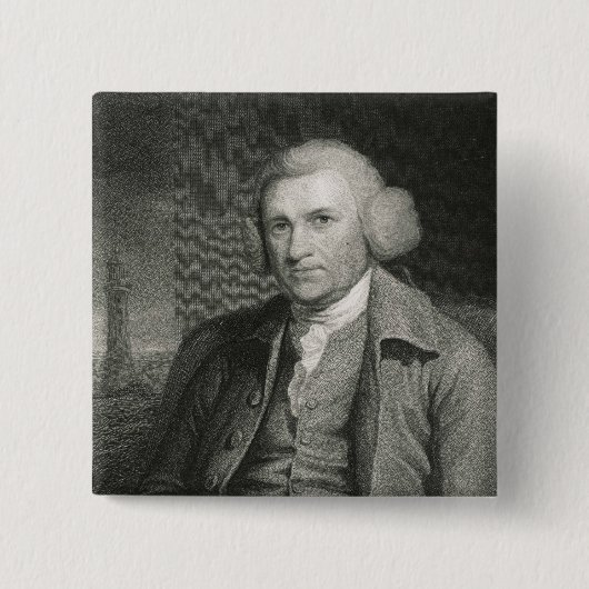 John Smeaton van 'Gallery of Portraits' Vierkante Button 5,1 Cm (Voorkant)