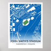 John Smith's Stadium Poster - de thuisbasis van Hu (Voorkant)