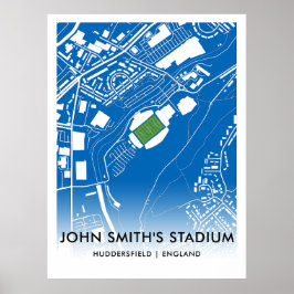 John Smith's Stadium Poster - de thuisbasis van Hu
