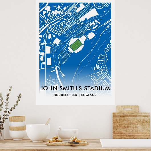 John Smith's Stadium Poster - de thuisbasis van Hu (Keuken)