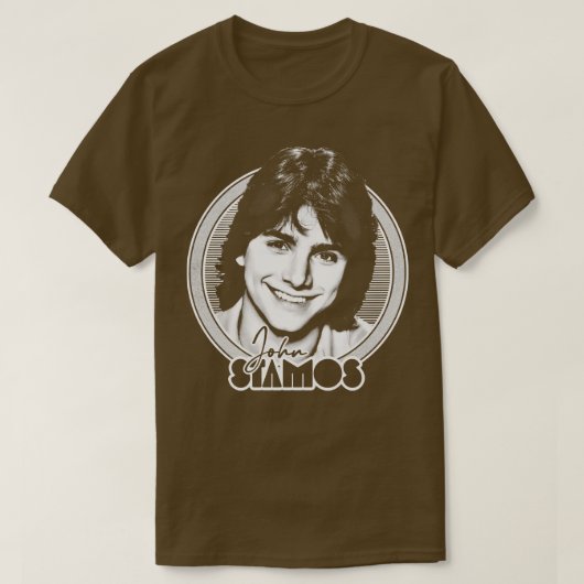 John Stamos Retro Fan Art 1 T-shirt (Design voorkant)