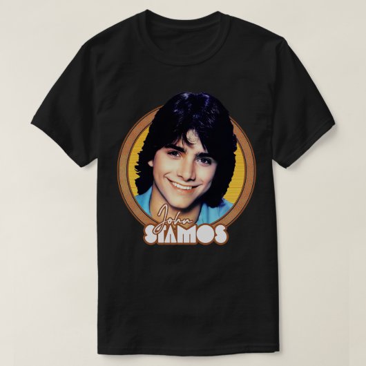 John Stamos Retro Fan Art T-shirt (Design voorkant)
