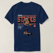 John Starks Cartoon T-shirt (Design voorkant)